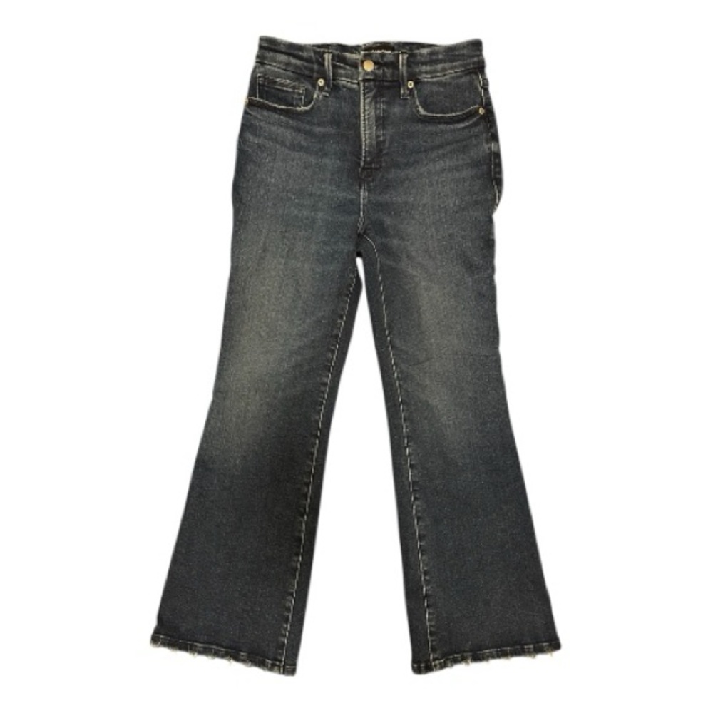 Good American Good Legs Crop Mini Boot Jeans